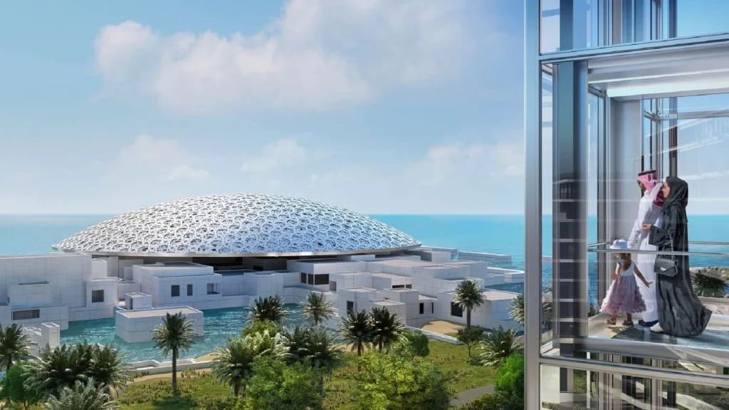 Saadiyat Cultural District shoreline, Abu Dhabi off plan area