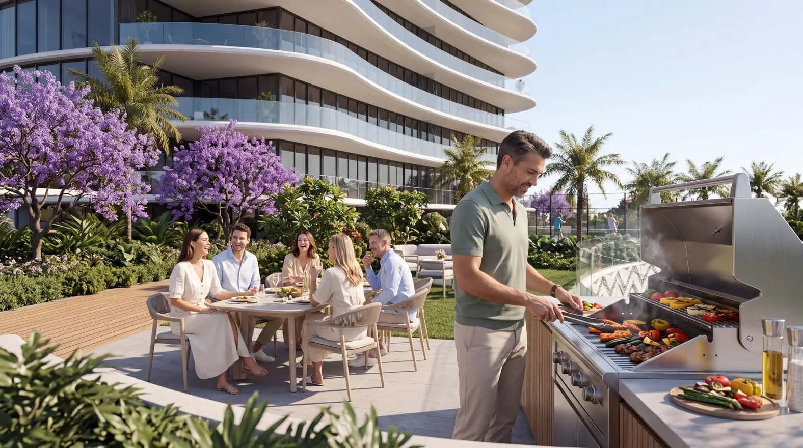 BBQ area