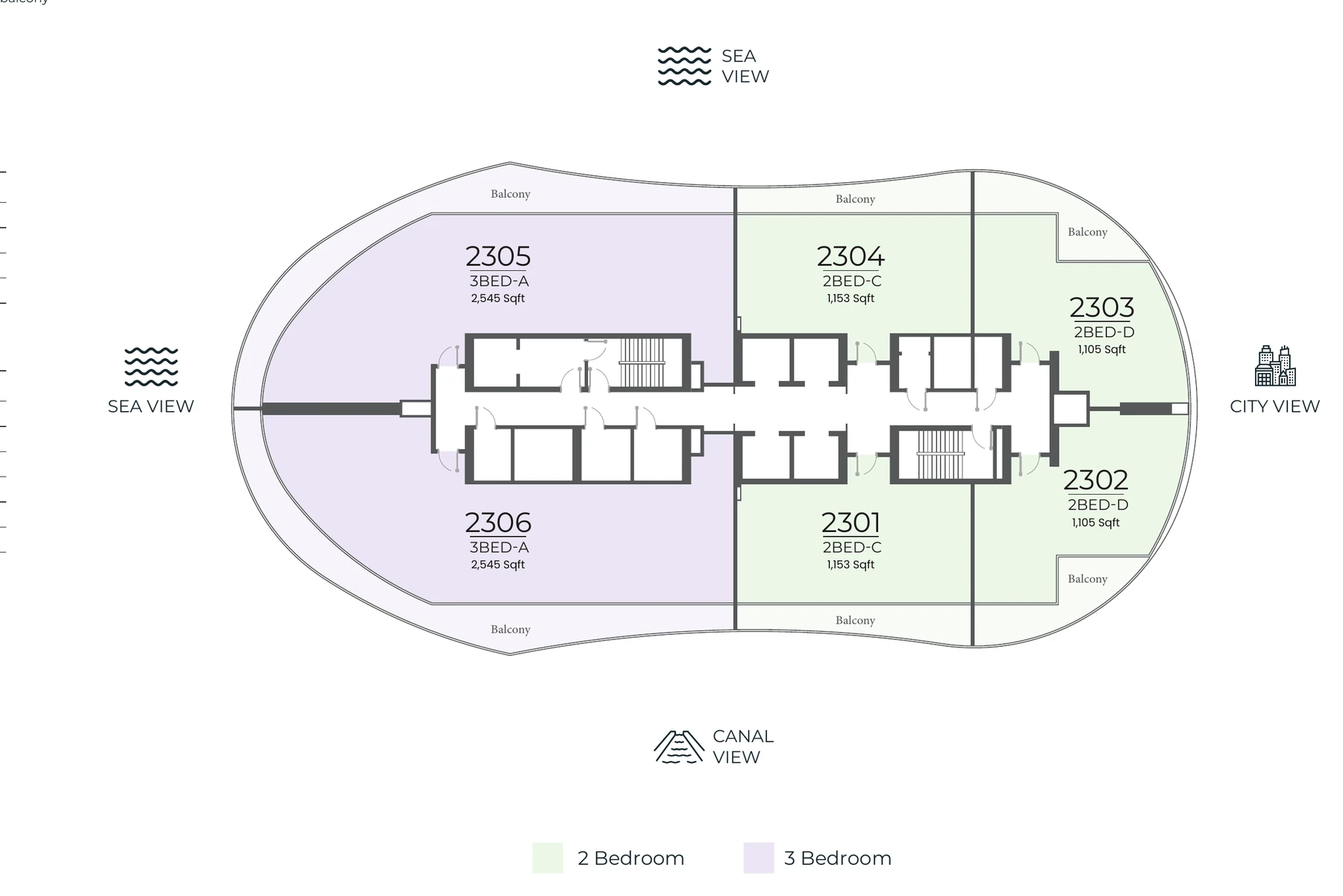 Floors 23 to 33 plate